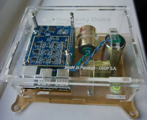 S.P.HICKS Raspberry-Pi seismometer