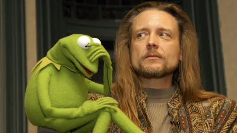 Getty Images Steve Whitmire with Kermit in 2003