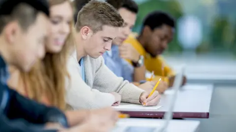 Getty Images A multi-ethnic group of high school age students