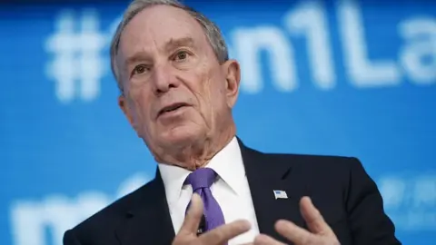 EPA File image of Michael Bloomberg, April 2018