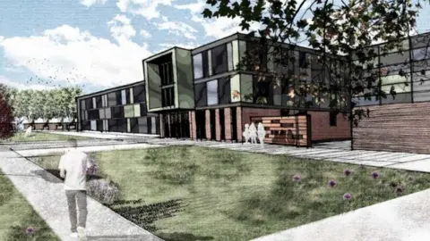 Newcastle City Council Artist's impression of one of the Great Park developments