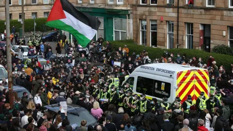 PA Media Kenmure Street protest