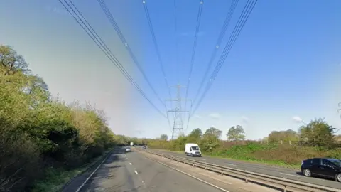 A602 near Little Wymondley in Hertfordshire