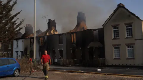 PA Media Wennington fire scene