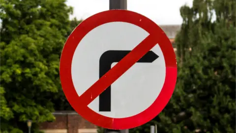 Wokingham Borough Council Banned right turn