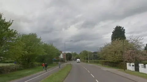 Google Blaby Road, in Enderby