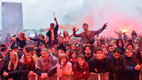 Getty Images Reading festival crowd