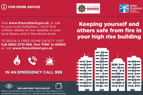 SFRS fire safety leaflet