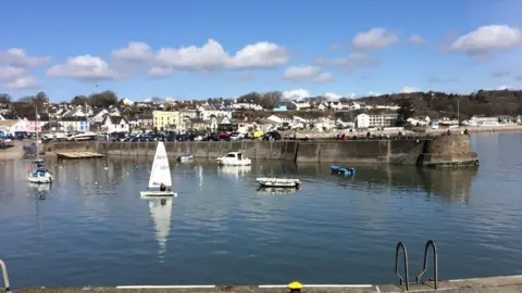 Phil Snead Saundersfoot Harbour, Pembrokeshire, in the sunshine