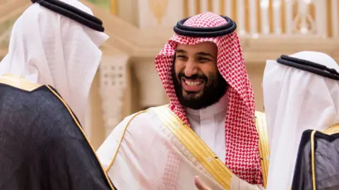 AFP A handout picture provided by the Saudi Royal Palace on September 30, 2018 shows Saudi Crown Prince Mohammad bin Salman