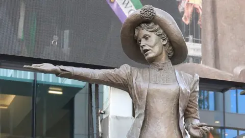 PA Statue of Emmeline Pankhurst