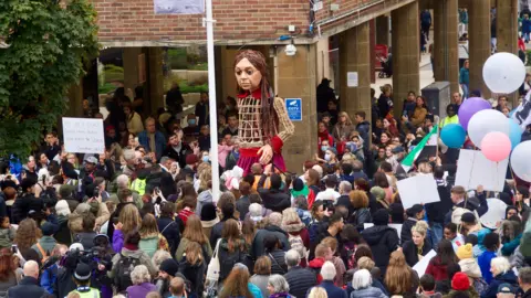 BBC Little Amal in Coventry