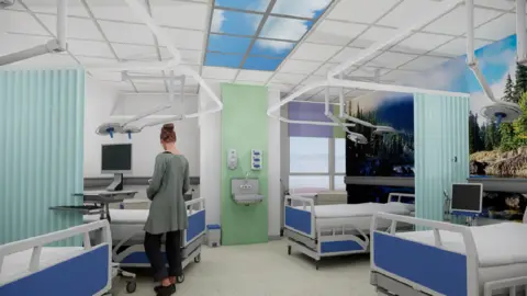 University Hospitals Birmingham Charity Drawing of planned transplant centre