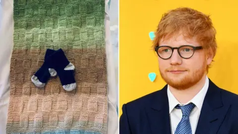 Getty/Ed Sheeran Ed Sheeran and his Instagram post