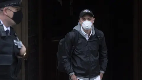 EPA Dominic Cummings after giving evidence to MPs