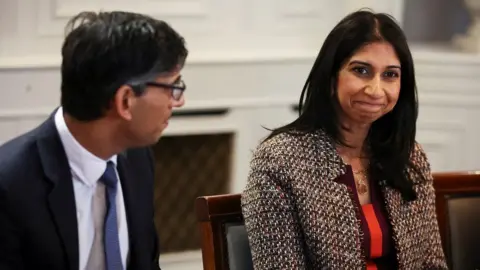 Getty Images Rishi Sunak and Suella Braverman