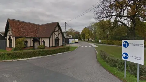 Google Entrance to Aspall, Suffolk