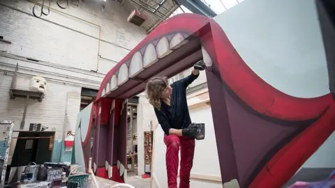 Getty Images Bristol Old Vic's Workshops Prepare For Their New Musical The Grinning Man