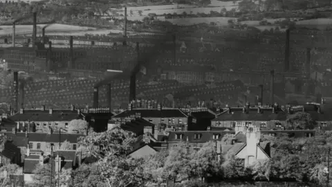 ANL/REX/Shutterstock Burnley in the 1930s
