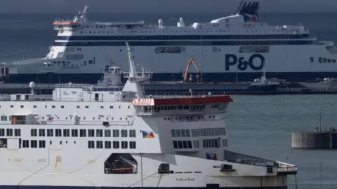 Getty Images Ferries in Dover