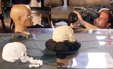 AFP/Getty Images The reconstructed head of "Luzia" at Rio's National Museum. File photo