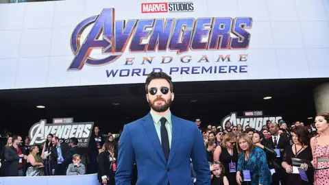 Getty Images Chris Evans at Avengers: Endgame premiere