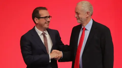 Getty Images Jeremy Corbyn and Owen Smith