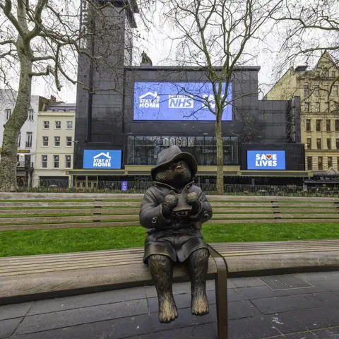 Colin Blackstock Paddington Bear statue