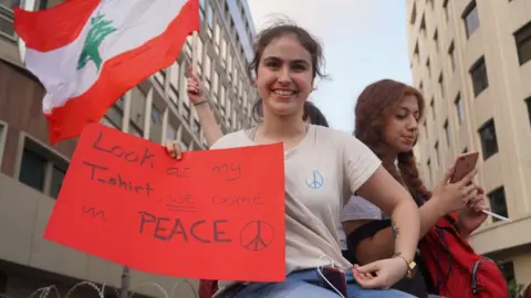 BBC Lebanese demonstrators who spoke to the BBC about why they are protesting