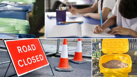 Thinkstock Council services collage