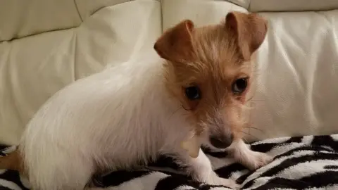 Adrian Pater Mela at home after being reunited with her family