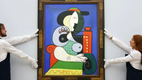 Woman with a Watch Picasso masterpiece of golden muse sells for