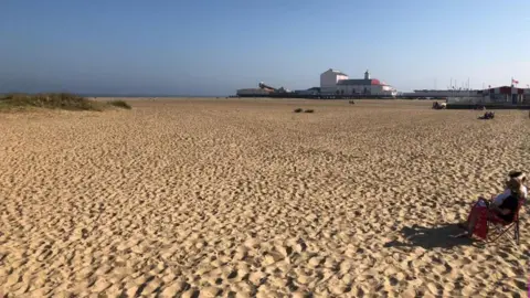 The beach at Great Yarmouth