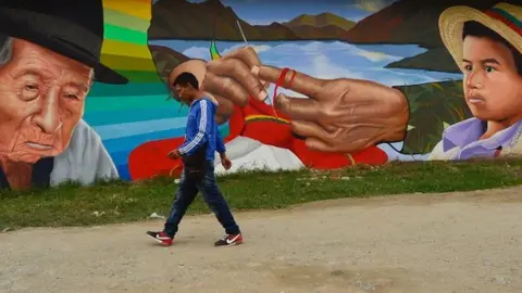 Getty Images Mural in Colombia