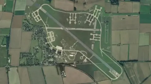 Google Aerial view of RAF Scampton