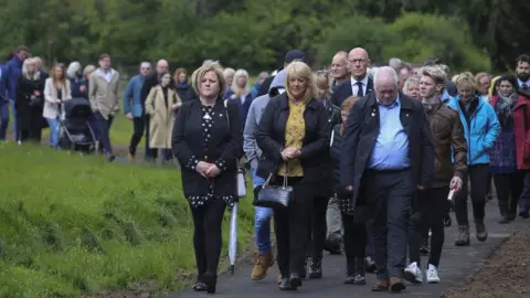 Gordon Terris/Herald and Times Families at ceremony