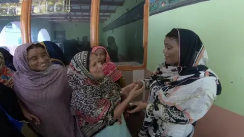 BBC Tanzeela Qambrani meets members of the public