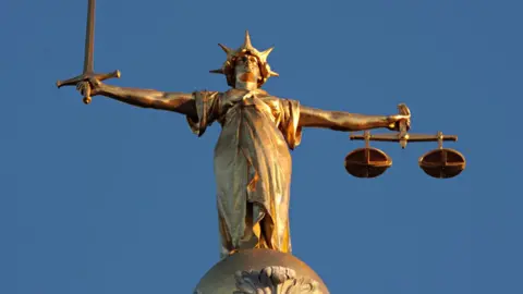 BBC Image of figure of Lady Justice