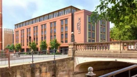 Planning images Image of proposed new hotel