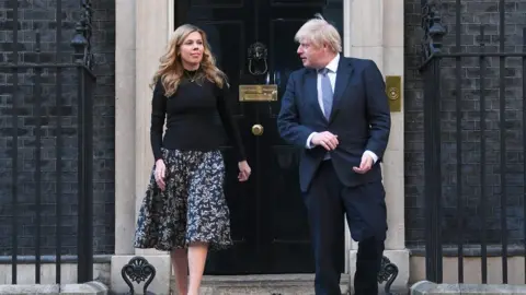 Reuters Carrie Johnson and Boris Johnson