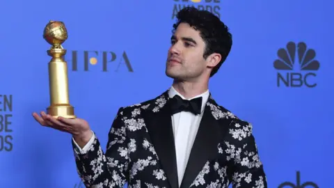 Getty Images Best Performance by an Actor in a Limited Series or Motion Picture Made for Television for 'The Assassination of Gianni Versace' winner Darren Criss