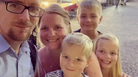 Jen Evans Jen Evans and family