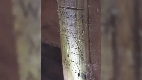 Triskele Heritage Windmill graffiti