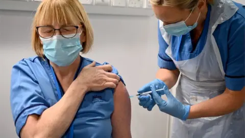 Reuters vaccinations at NHS Louisa Jordan in Glasgow