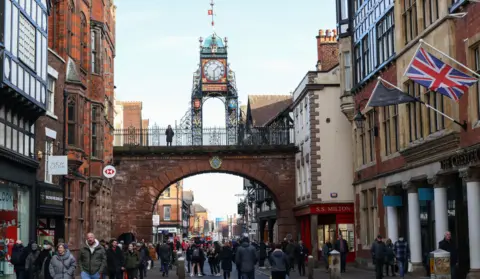 Getty Images Chester city centre