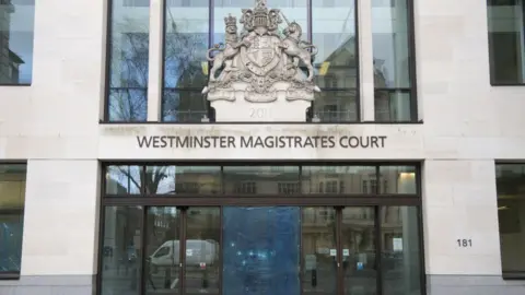 Anadolu Agency/Getty Exterior of Westminster Magistrates' Court