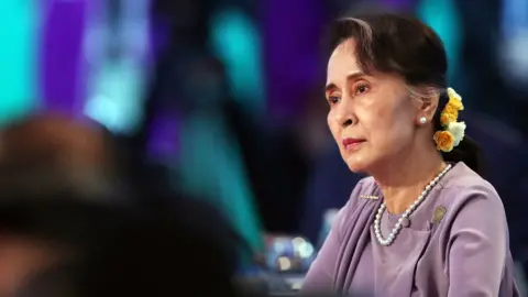 Getty Images Myanmar State Counsellor Aung San Suu Kyi