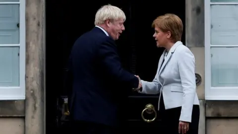 Reuters Boris Johnson and Nicola Sturgeon