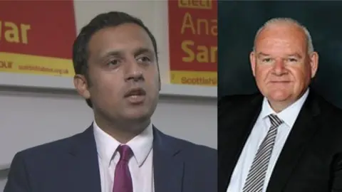 BBC Anas Sarwar and Davie McLachlan