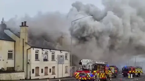 Sutton in Ashfield Arson inquiry launched after fire at disused pub